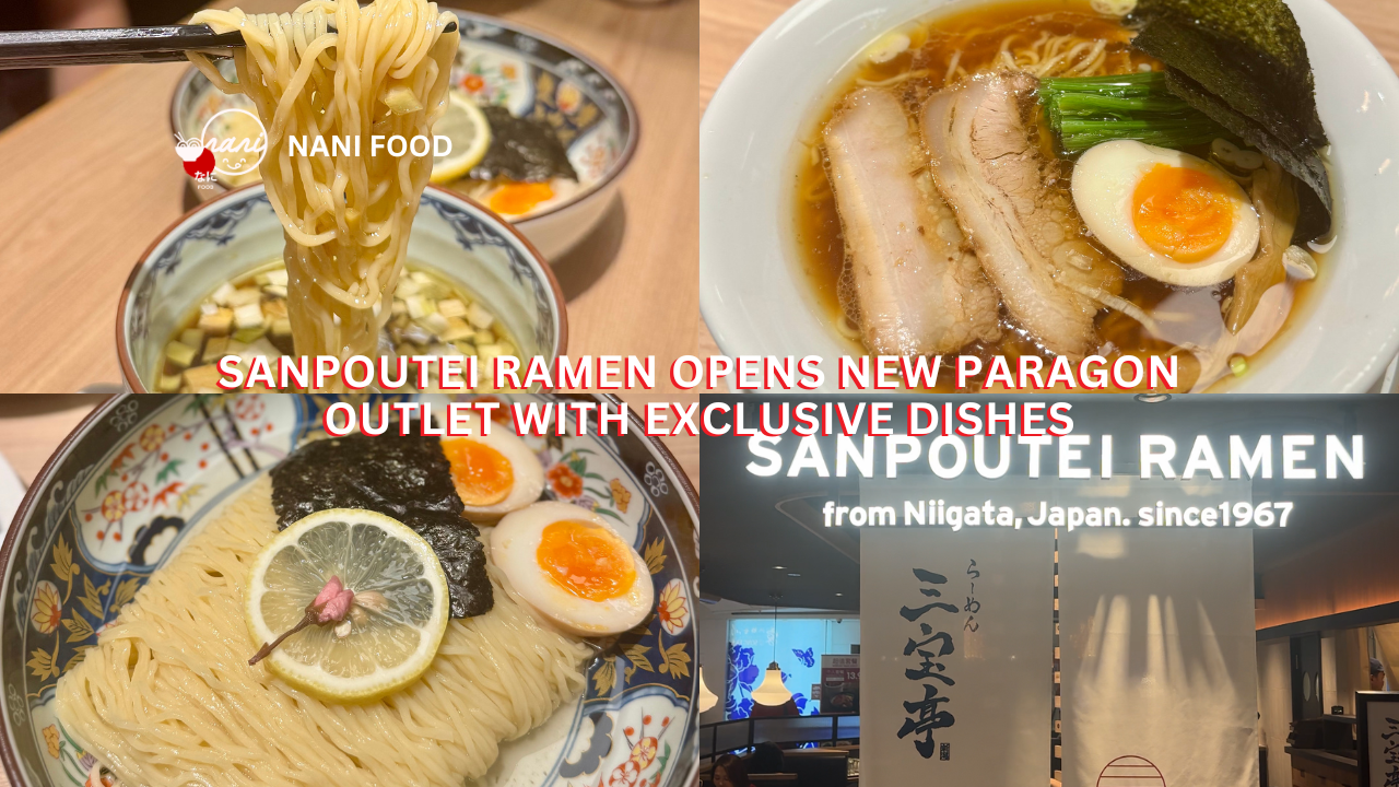 Sanpoutei Ramen Opens New Paragon Outlet With Exclusive Dishes