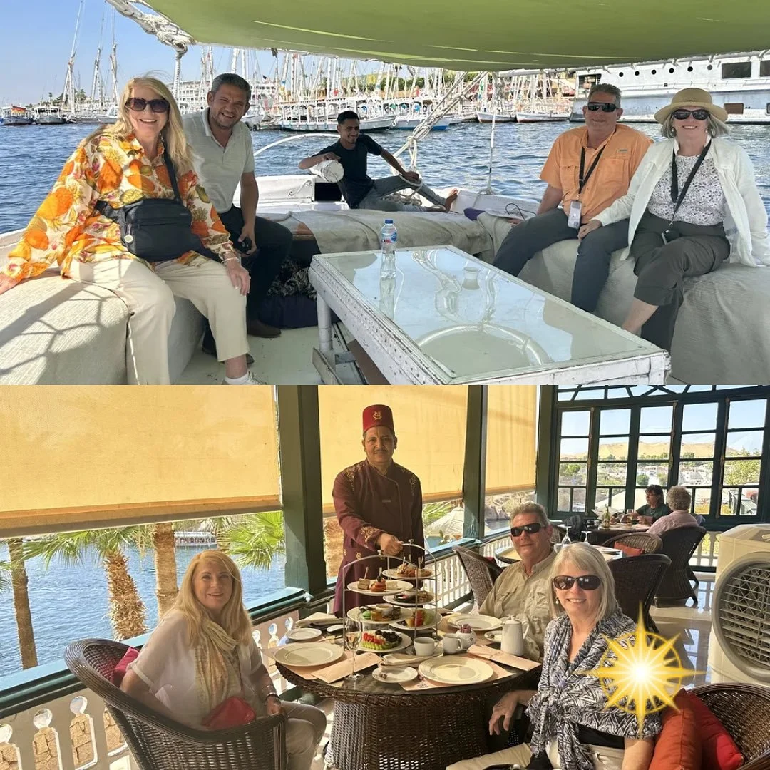 Egyptian nights and ancient sights! 🇪🇬

Tour Dates: 
21 March - 3rd April 2026 
11th - 26th April 2026 
2026 TBC 
August 2027 SOLAR ECLIPSE TOUR. TBC

Join our Boutique Small Group Cultural Tour (2&ndash;12 guests) and journey through 5,000 years o