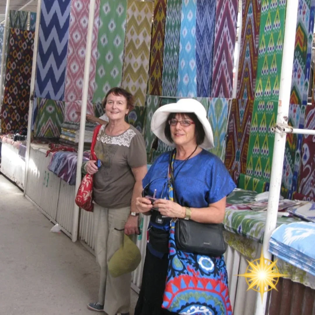 Turquoise domes, timeless bazaars, and vibrant textiles! 🇺🇿

Tour Dates:
21st April - 6th May 2026
8th - 23rd September - 2026 
21st April - 5th May 2027 
7th &ndash; 22nd  September - 2027 

Turquoise domes, desert landscapes, ancient caravan citi