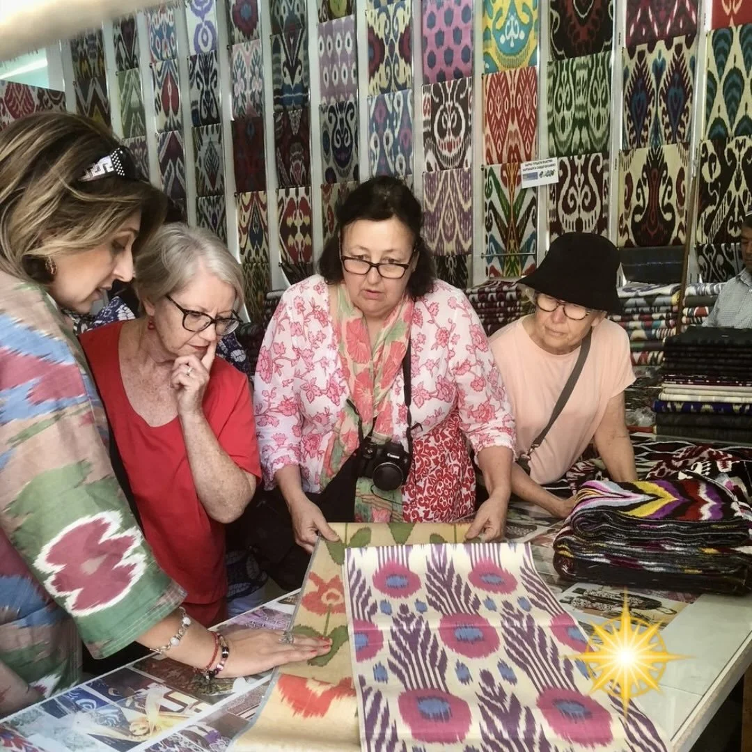 Walk the Silk Road, stitch by stitch, story by story! ✈️🧵🏺 ✨

22nd Sept - 7th Oct  2026

Uzbekistan is not just a destination, it&rsquo;s a living classroom of culture, craftsmanship, and centuries of history waiting to be experienced.

From the vi