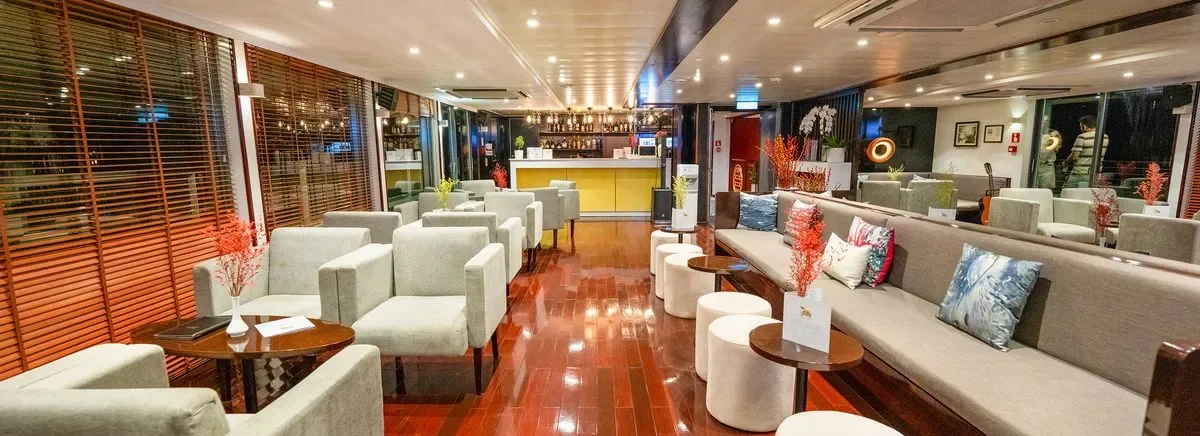 Boutique Tours & Travel Cambodia_Vietnam_Mekong_River_Cruise-11_days_RV Indochine II_Bar_Lounge.webp