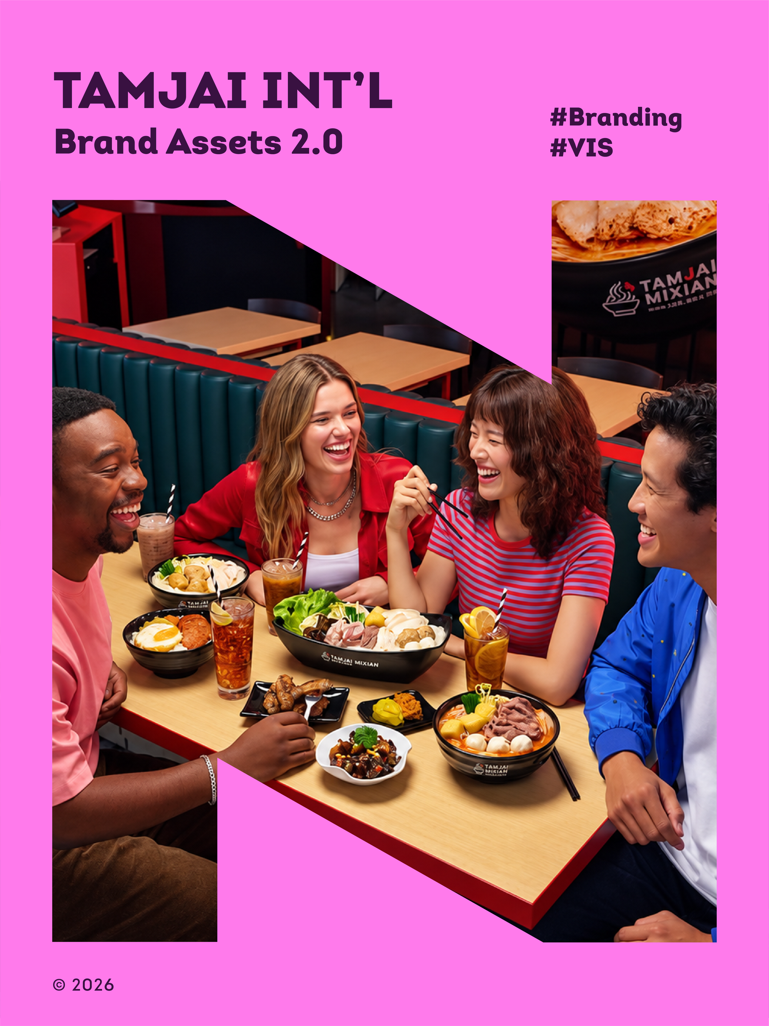 Global Brand Asset Creation for TamJai Mixian 🌏🍜