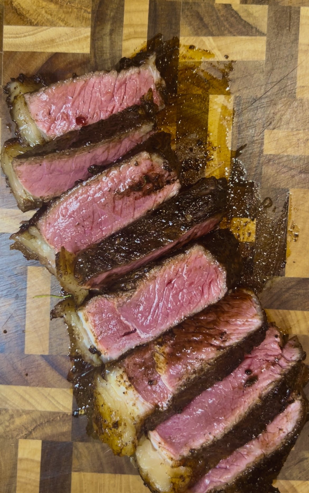 Coffee + Cocoa Crusted Steak, Pink Peppercorn wINE sAUCE