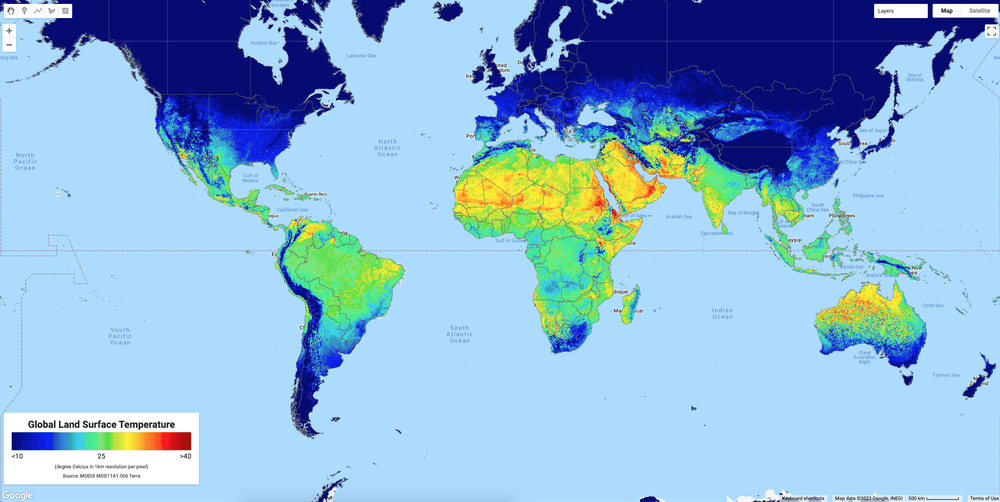  Overall mean daily temperature (24h average) 