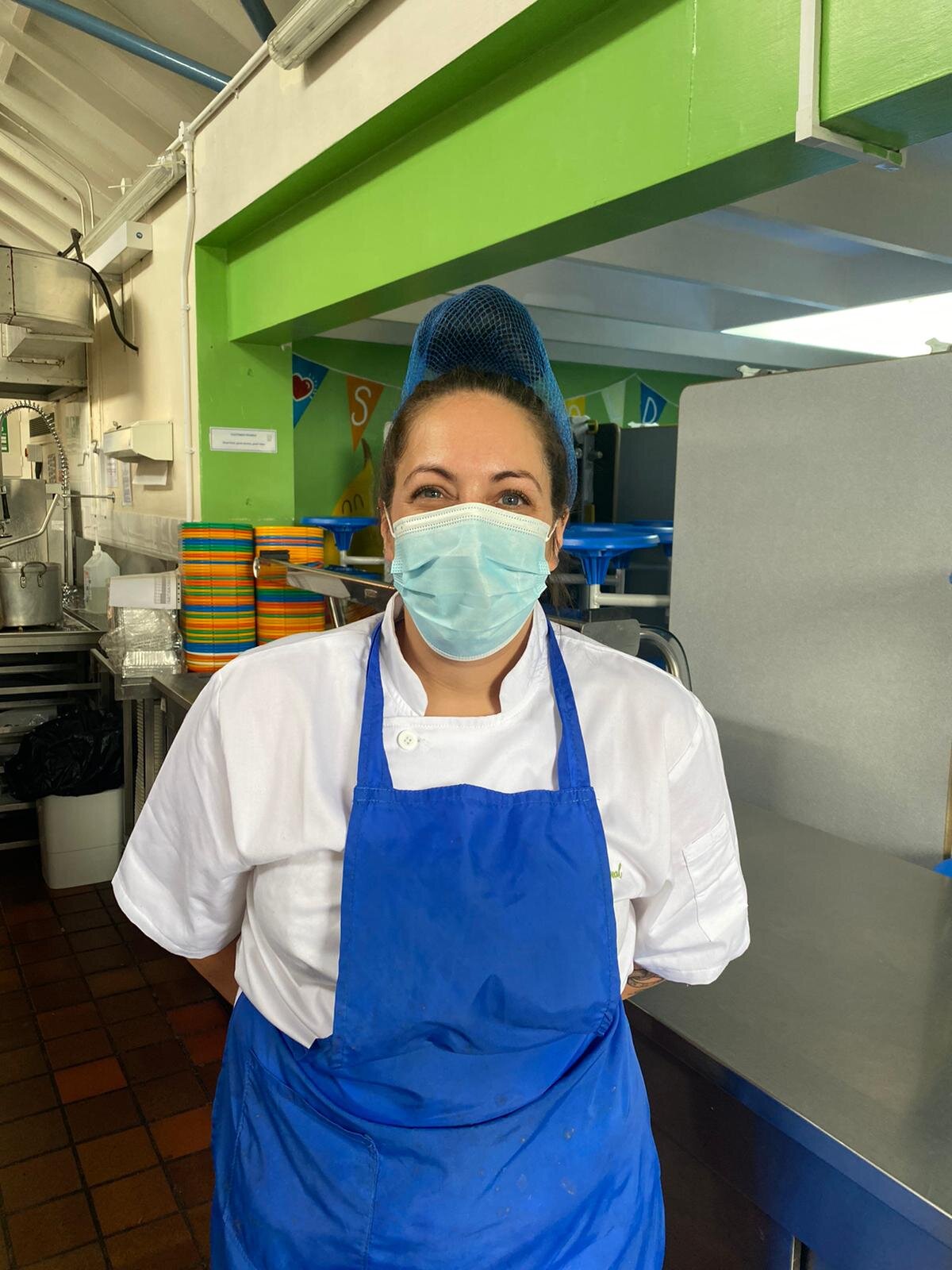 Karla, from one of our production kitchens saying hello!
