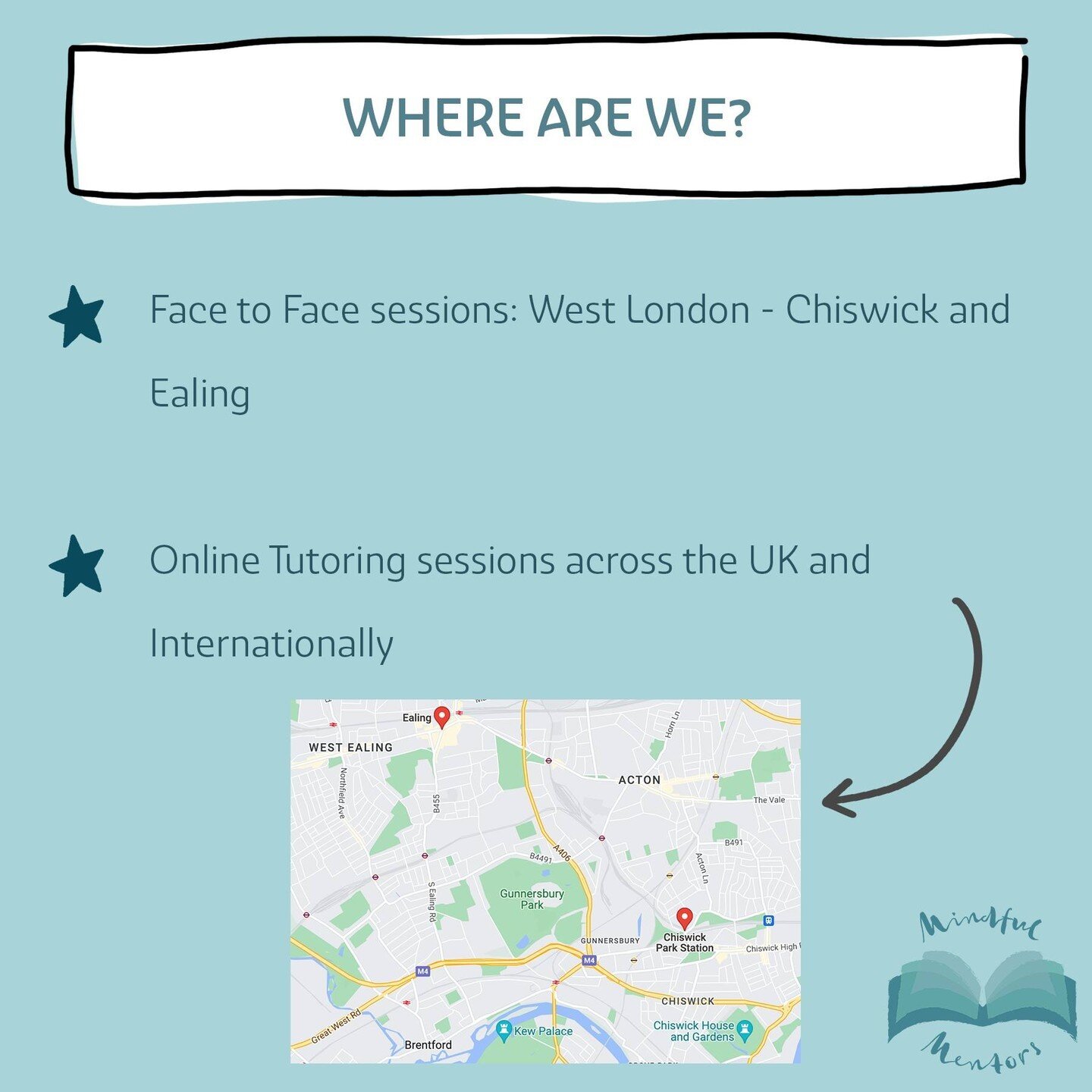 We offer our in-person tutoring services in West London, or digitally internationally.⁠
⁠
Visit our website to find out more or Contact us via email : hello@themindfulmentors.com for more information ⁠
&bull;⁠
#westlondonbusinesses #westlondonfamily 