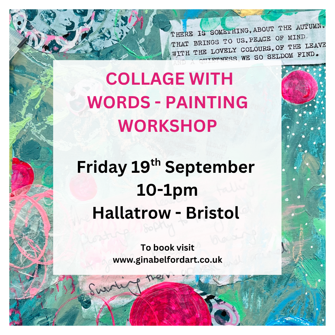 19.09.25 Collage with words - painting workshop (4 hours)