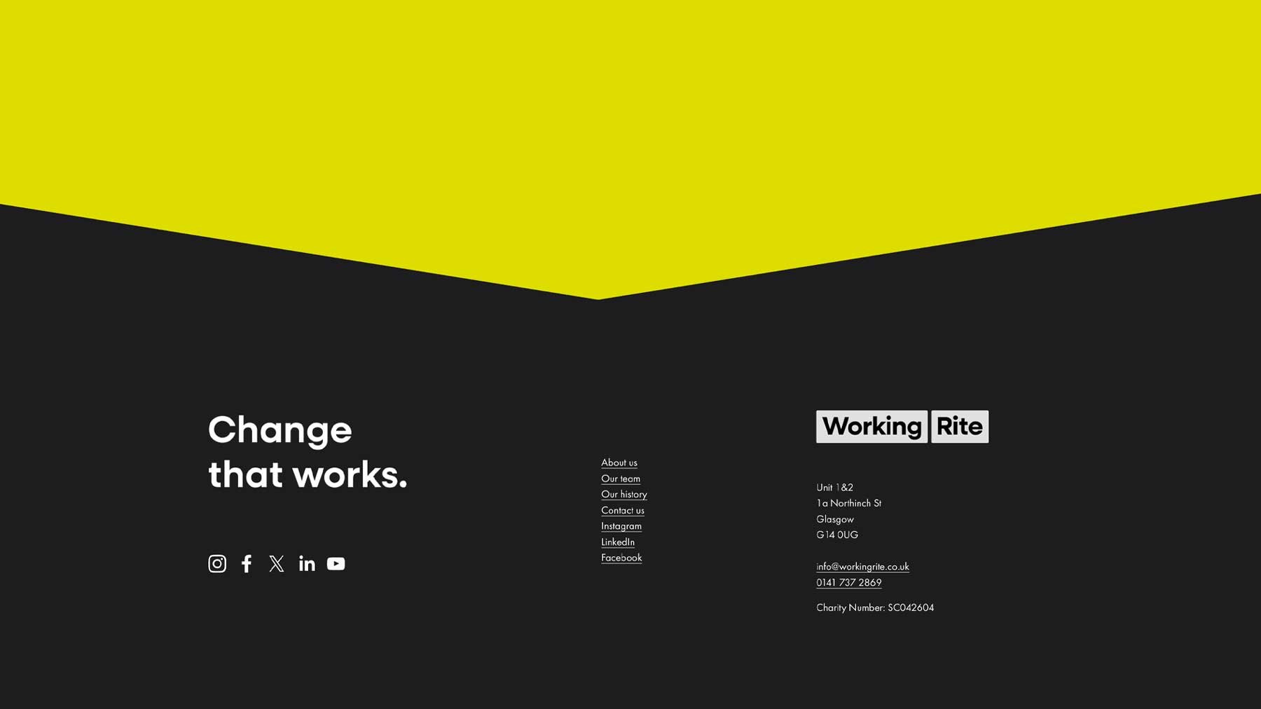 Brand and website design by Tom Ellis for Working Rite