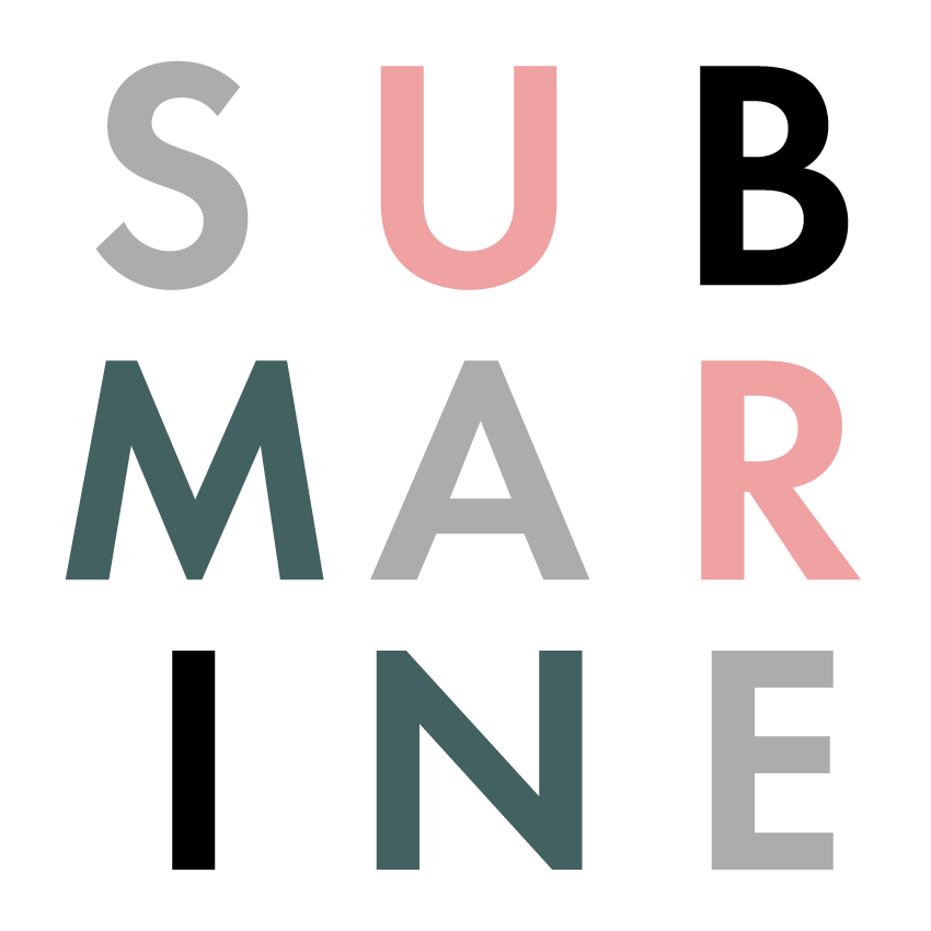 Logo design for Submarine Art + Design School, Edinburgh. Created by Tom Ellis