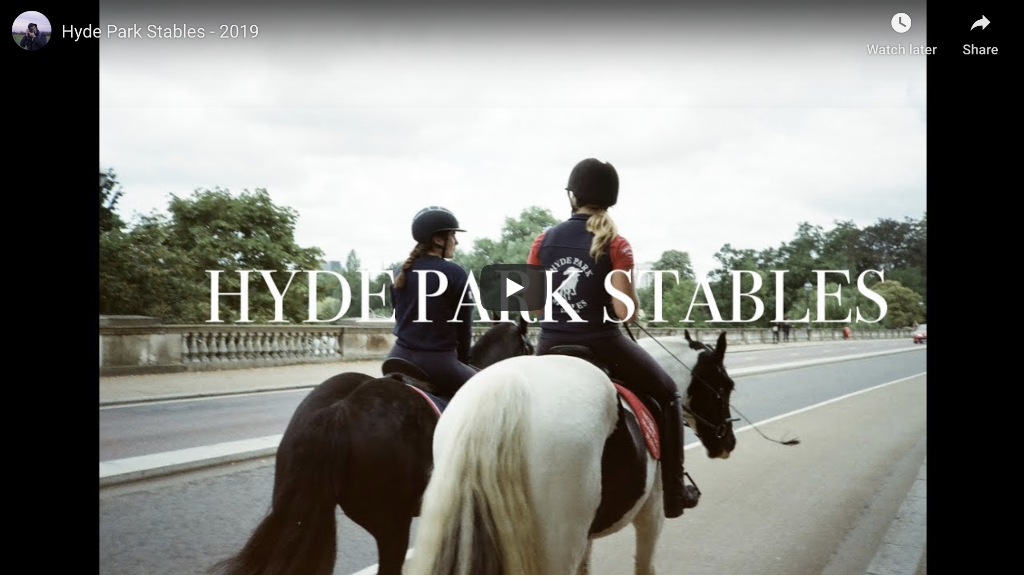 The Hyde Park Stable Experience