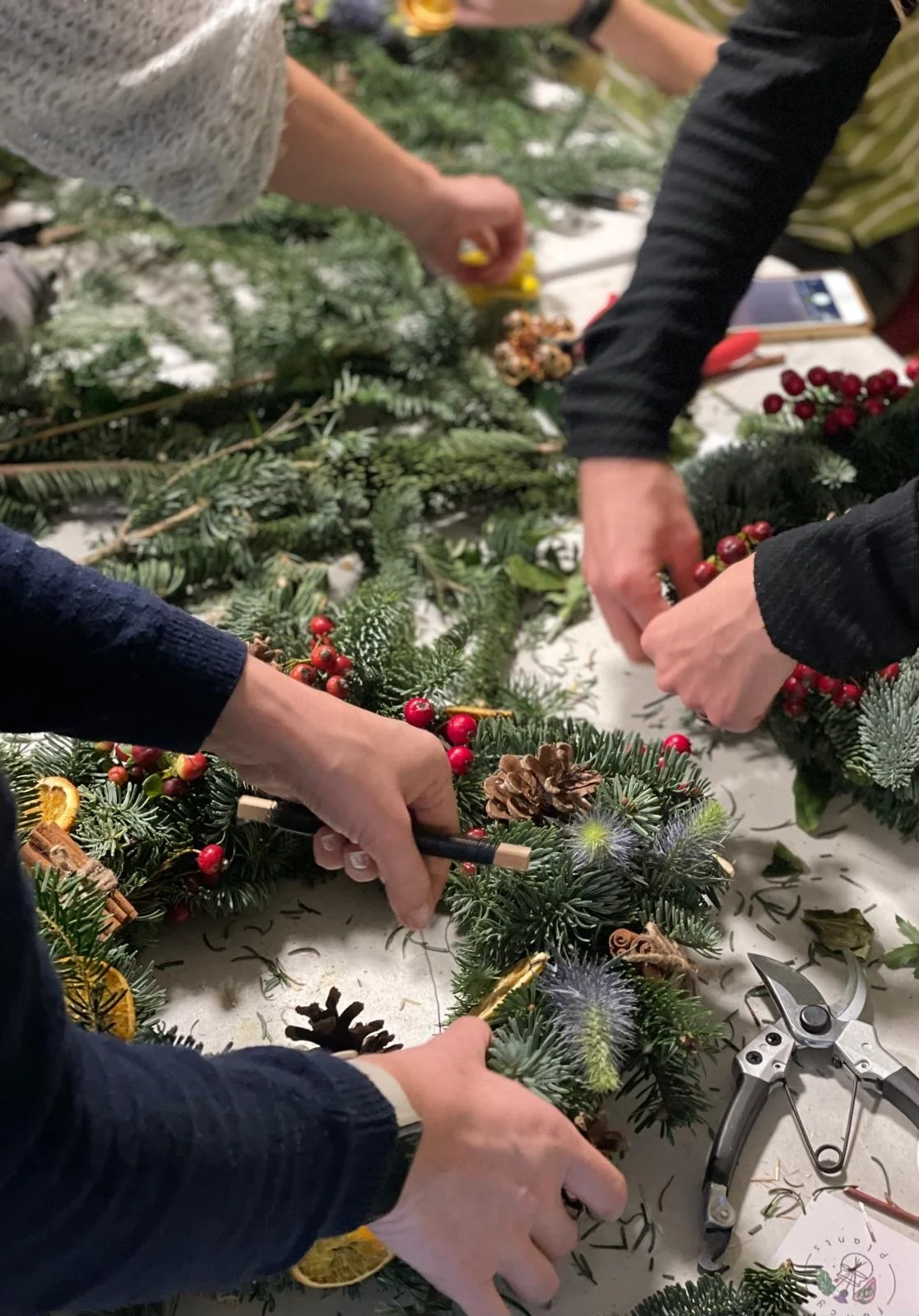 Christmas Wreath Making Workshop at Windmill Hill City Farm