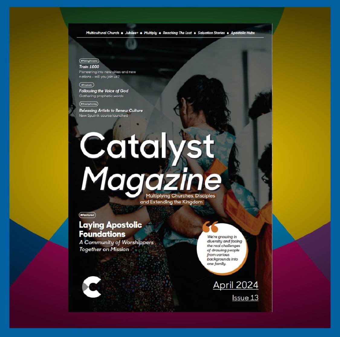 The latest Catalyst issue is out now 🥳🥳

Learn more about the Apostolic and Prophetic Foundations and how they shape who we are as a community.

The entire issue is available on the Catalyst Network website. 

#catalystchurches #emmanuelsheffield