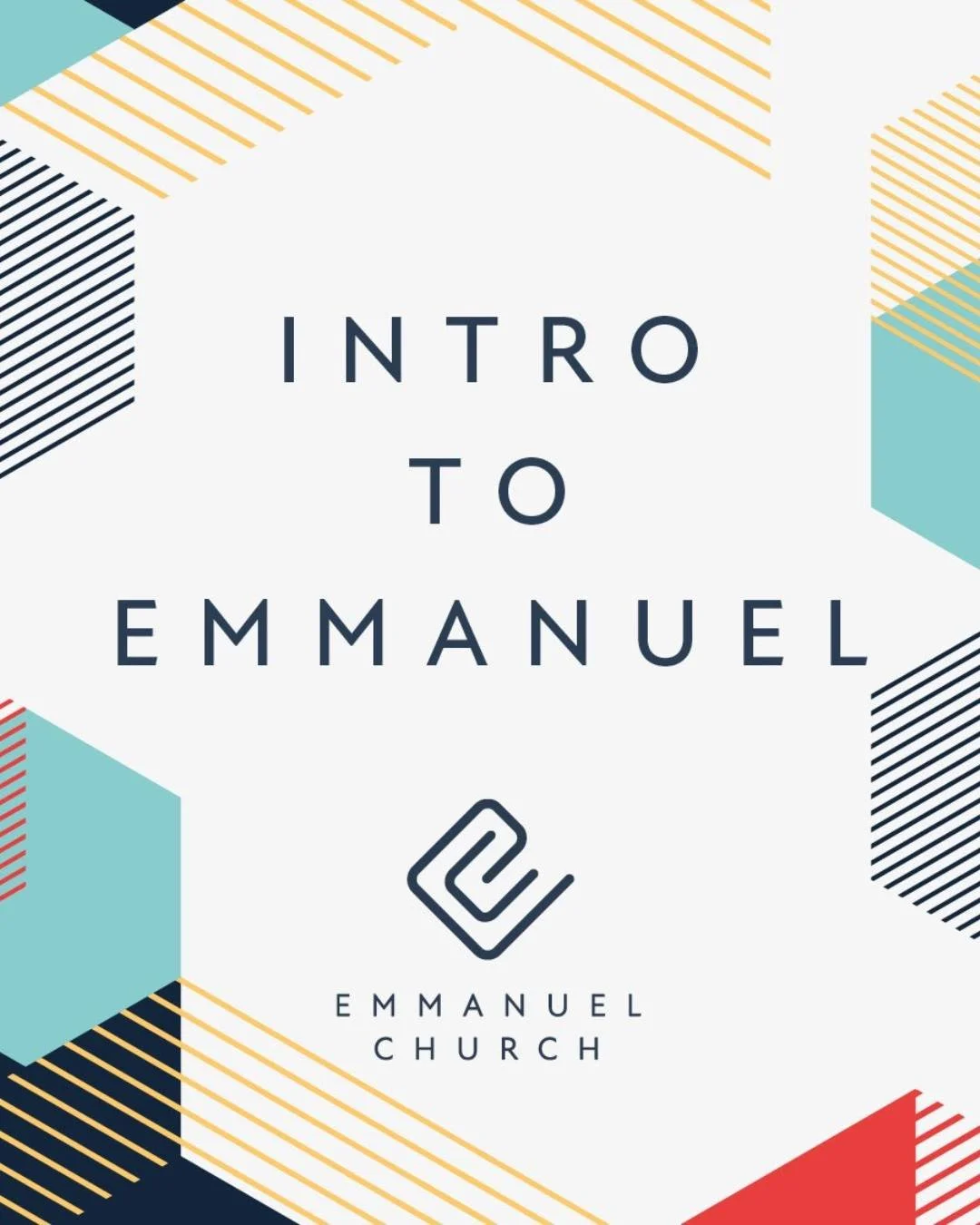 This Sunday is our next Intro to Emmanuel - a relaxed evening to explore a bit more about the story of Emmanuel so far and the vision for the future.

If you are new to Emmanuel, or have been coming along for a while and haven't been to one of these 