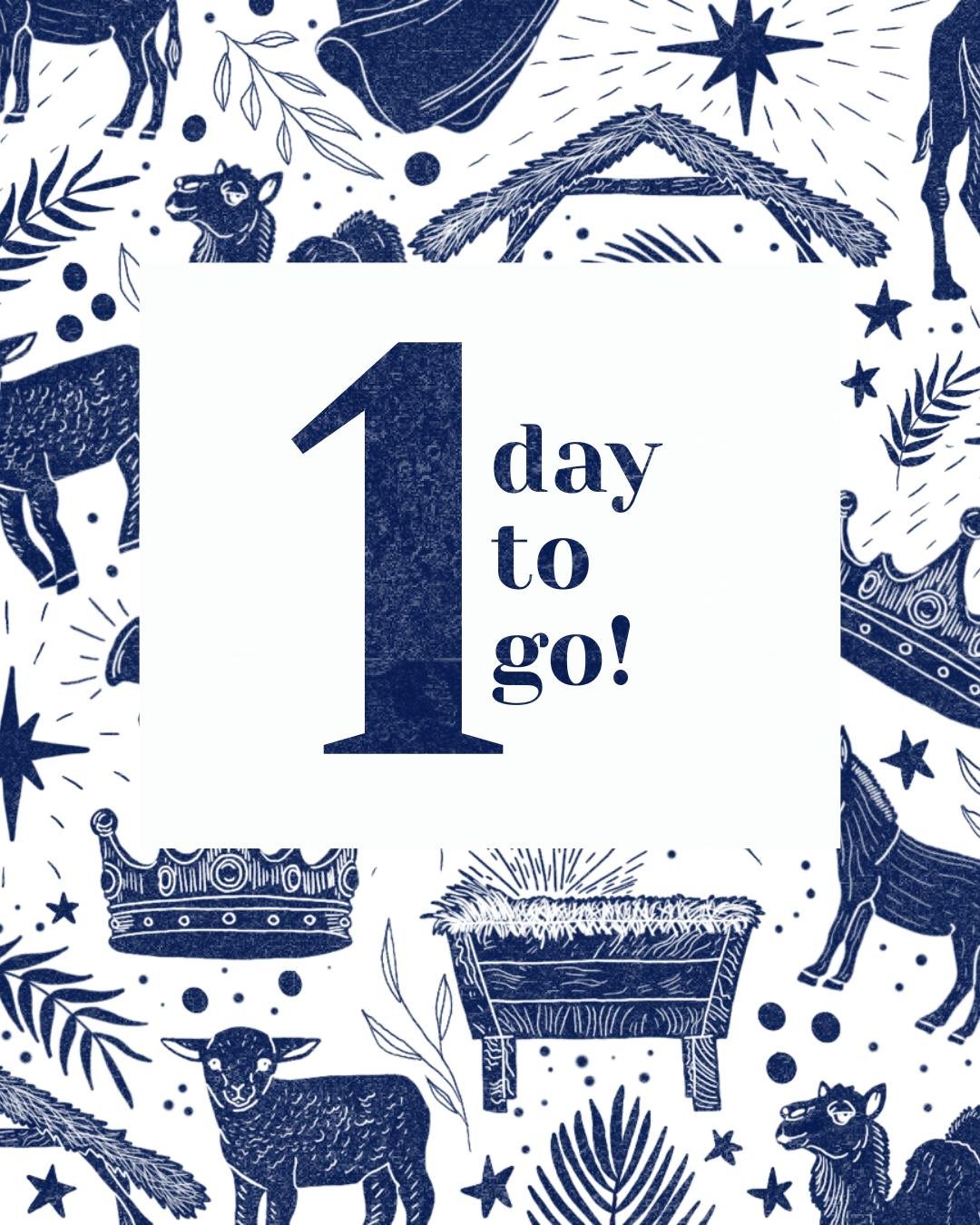 Just 1 day to go until Christmas at Emmanuel! The band is ready, the mince pies are stacked high, and we cannot wait to celebrate with you!
Join us tomorrow 14th December | 3pm | All Saints Catholic High School
