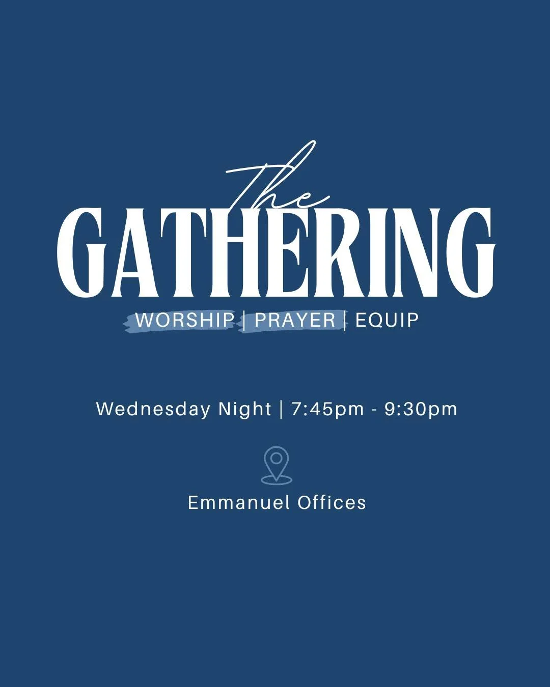Tonight! The Gathering is happening tonight at the church offices. We've got a great evening planned with a time of prayer walking round the city centre (meeting at the offices first) followed by a time of worship and praise back at the offices. Come