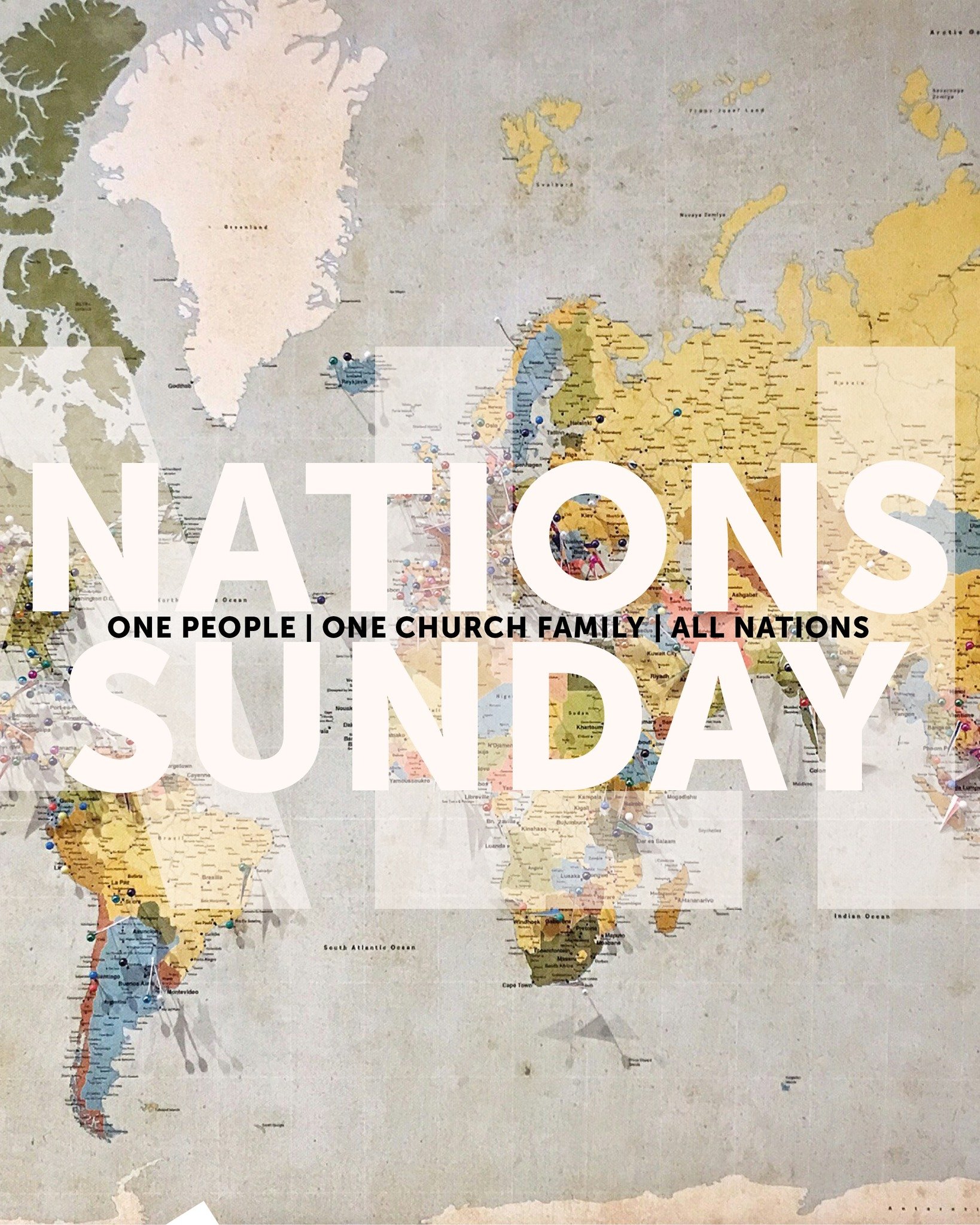 This Sunday we have the joy of celebrating together all the different people and nations that make Emmanuel such a special church family. It's going to be bright, colourful, and so much fun! Feel free to wear traditional dress if you have heritage in