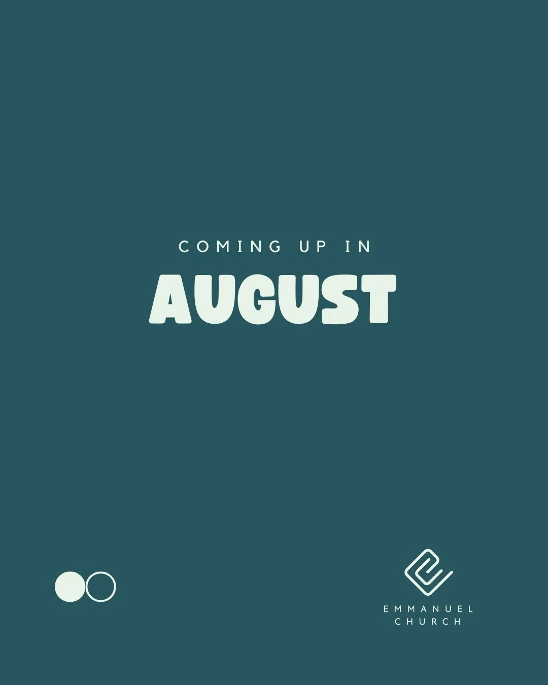 August Sunday morning meetings... pop them in your diary! Please note we will not be meeting on Sunday 30th August. Instead there will be a picnic at Endcliffe Park at 12noon, meeting on the grass close to the kids play park.