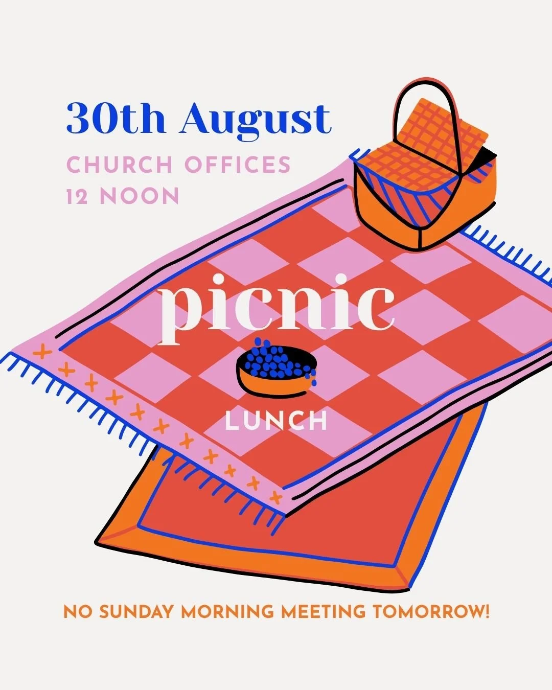 VENUE UPDATE... due to the weather the picnic lunch is relocating to the church offices - 109 Mary St, Sheffield City Centre, Sheffield S1 4RT. There is limited parking in the office car park, but there is on-street parking on Mary street, and also c