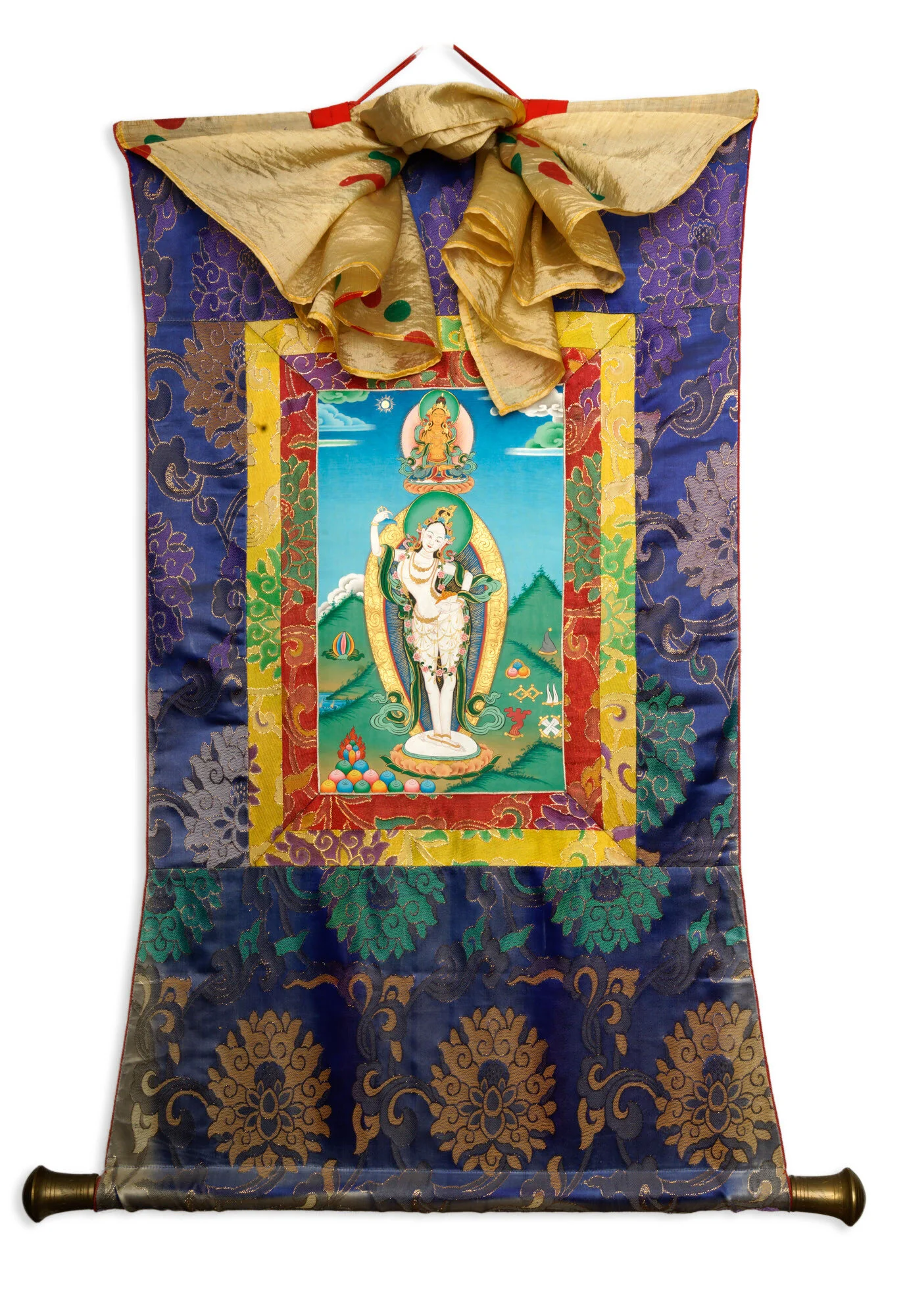 Peaceful White Ḍākinī thangka (Copy)