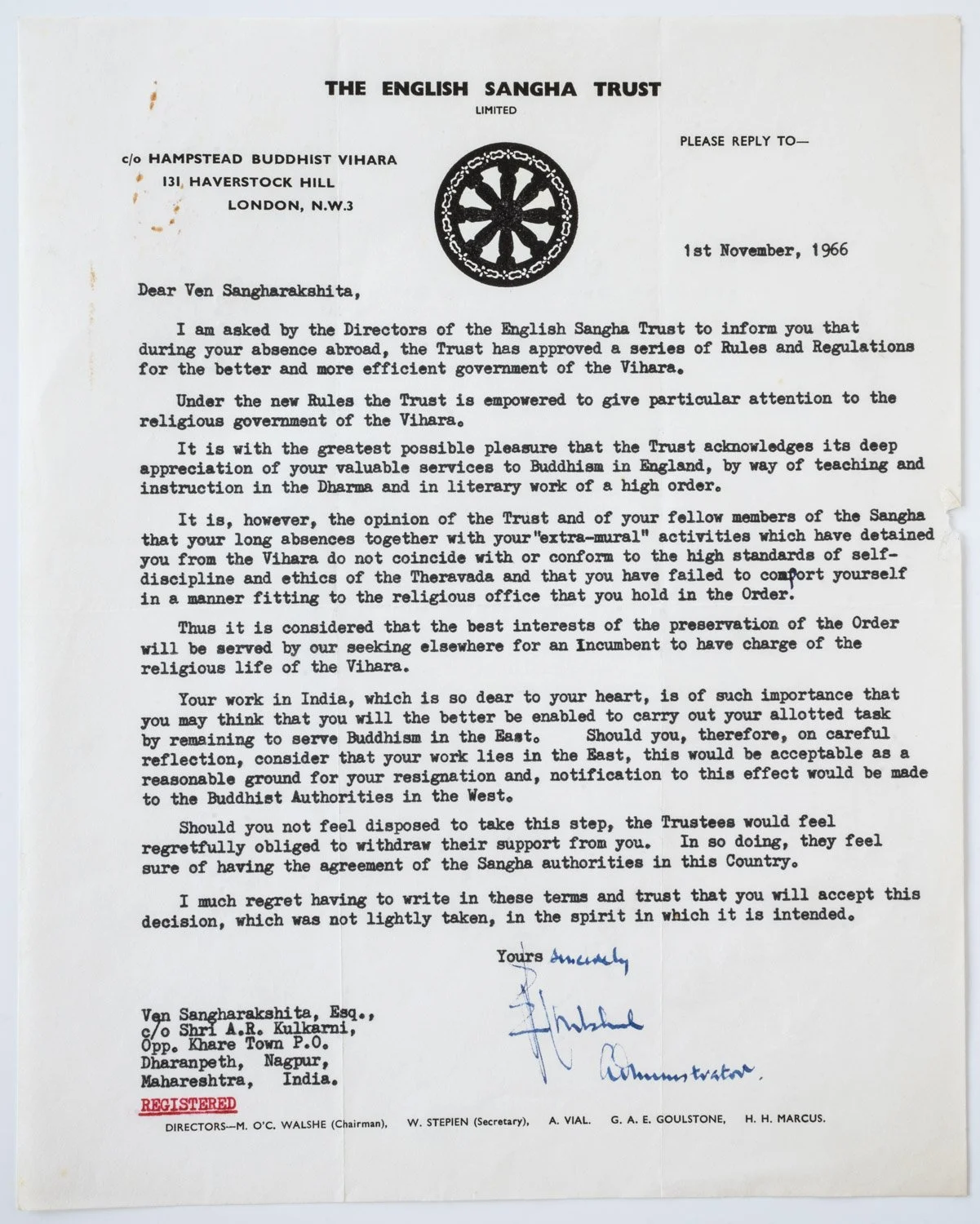 18. English Sangha Trust letter (Copy)