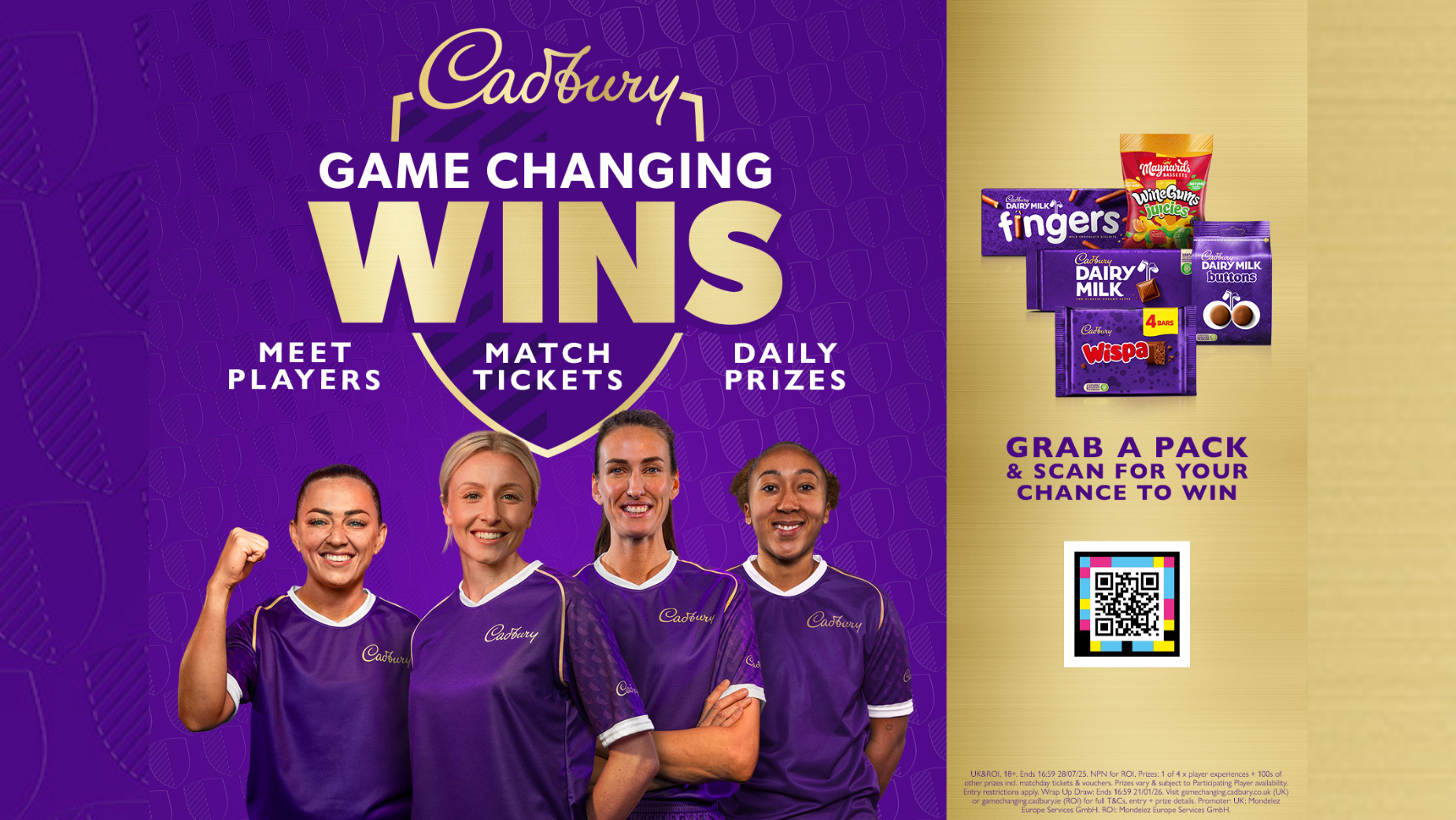 Cadburys Women’s Euros Campaign - Game Changing Wins
