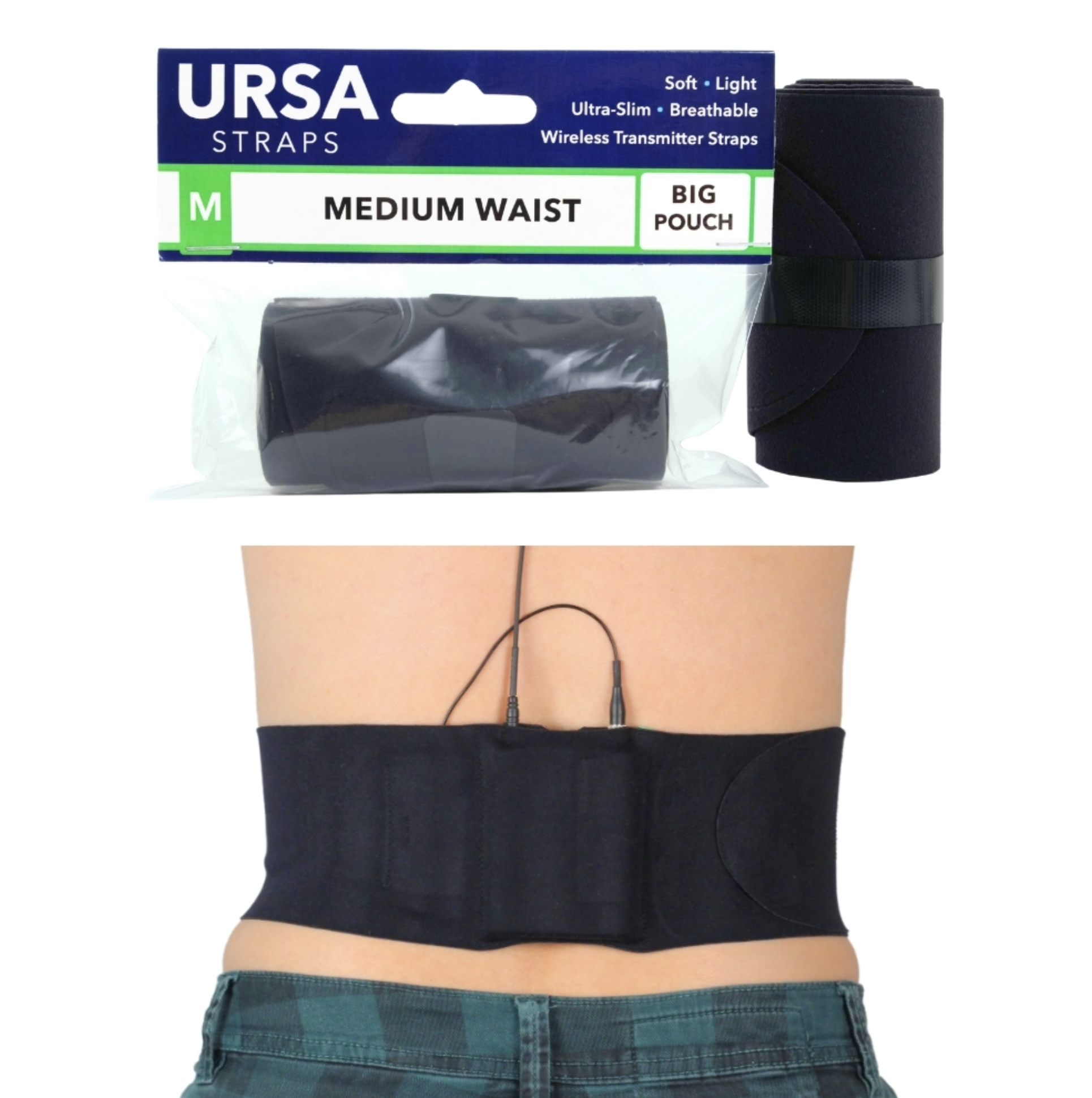 URSA Medium Waist - Big Pouch - Black