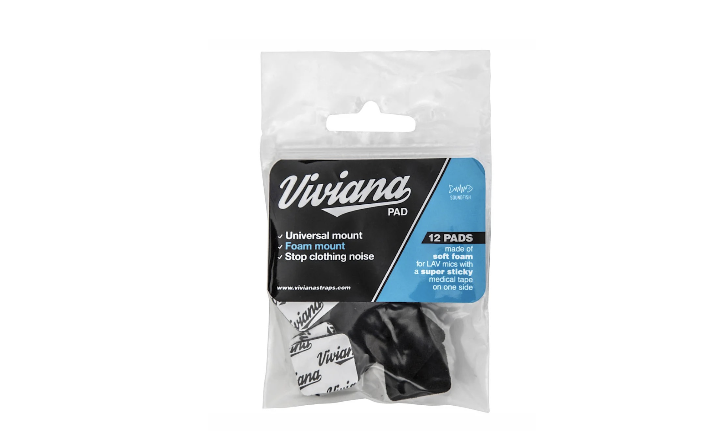 Viviana pads 12 pack black
