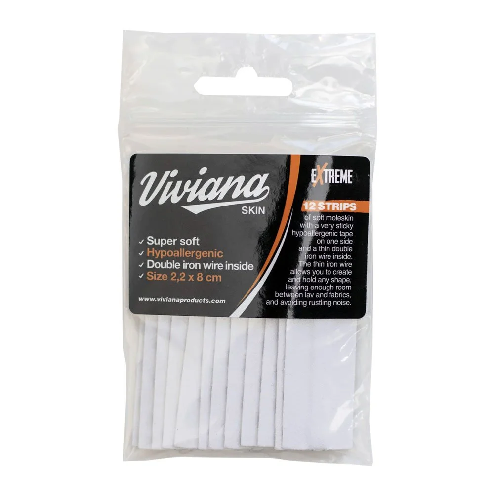 Viviana Moleskin Extreme - White - 12 Pack