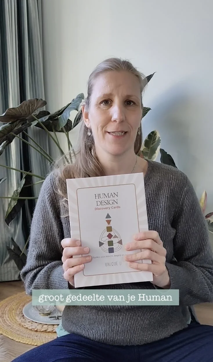 HUMAN DESIGN | Het mooie carddeck van Unique U maakt het super inzichterlijk!💚