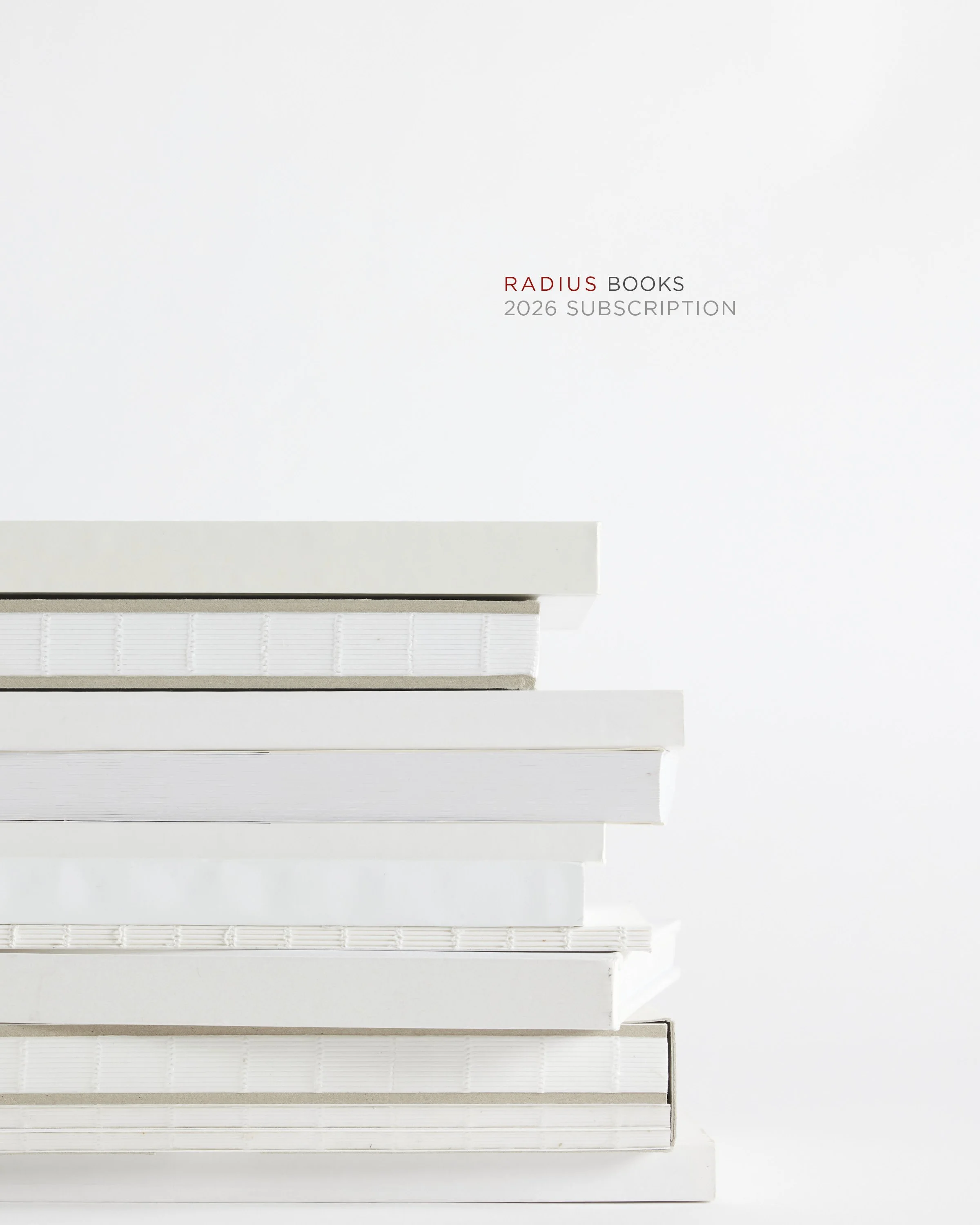 Radius Books 2026 Subscription
