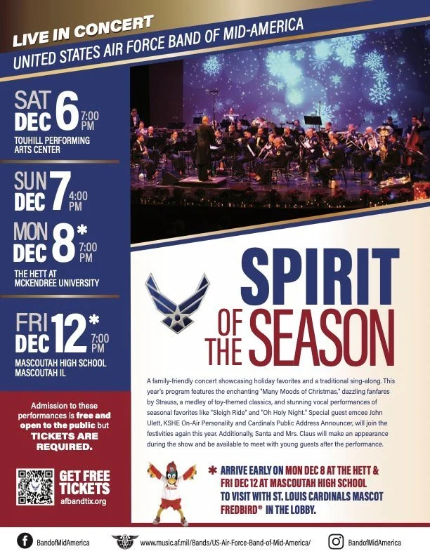 United States Air Force Band of Mid-America presents Spirit of the Season