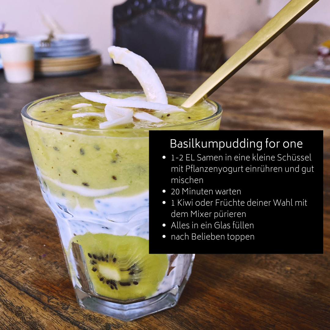 Die heilende Wirkung von Basilikumsamen