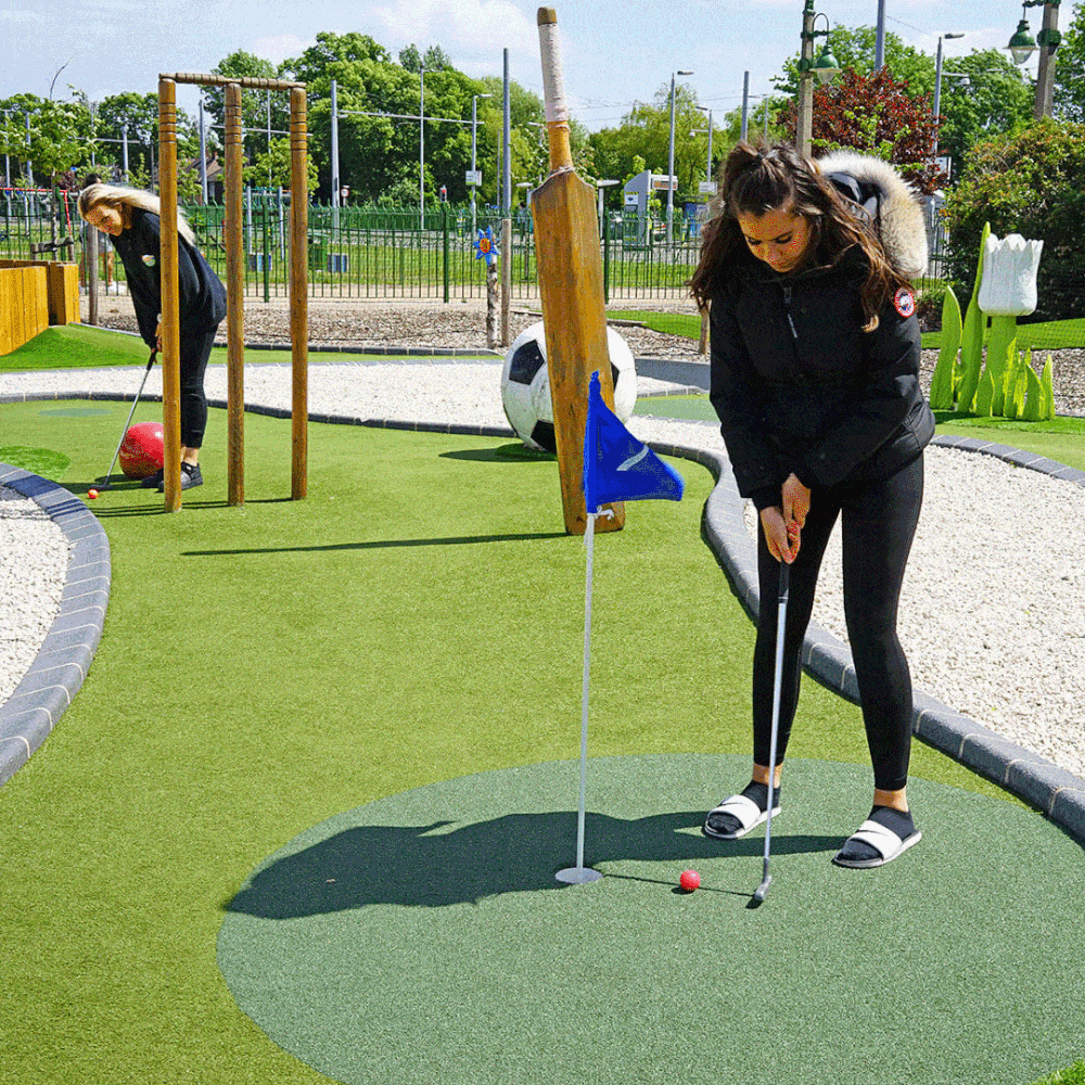 Highfields Park Adventure Golf And Foot Golf In Nottingham