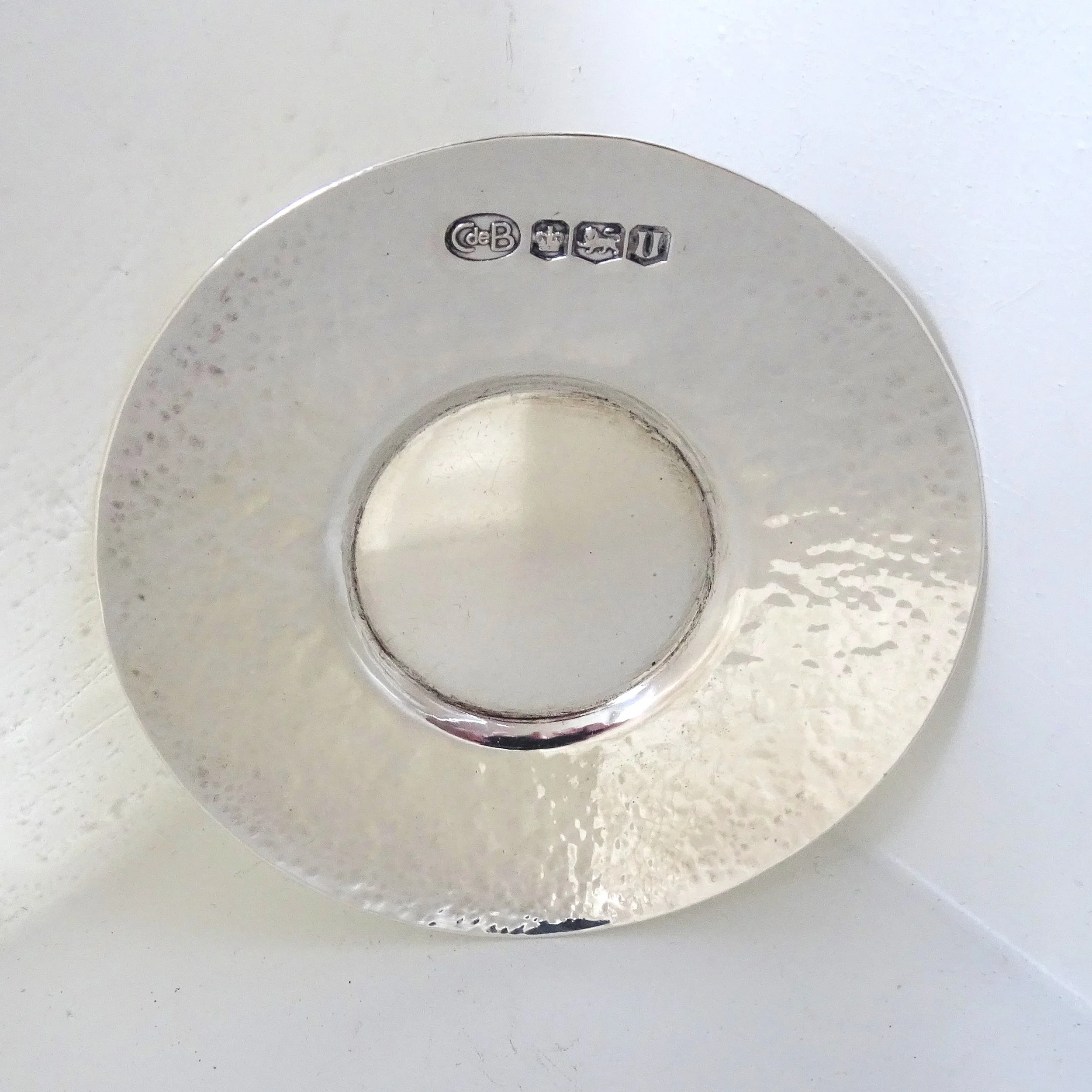 3" dish by Charles De Boer Sheffield 1962.