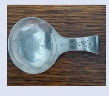Sterling Silver Caddy Spoon. Joseph Wilmore. Birmingham 1810