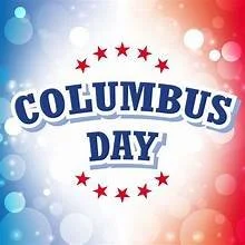 Columbus Day- No School