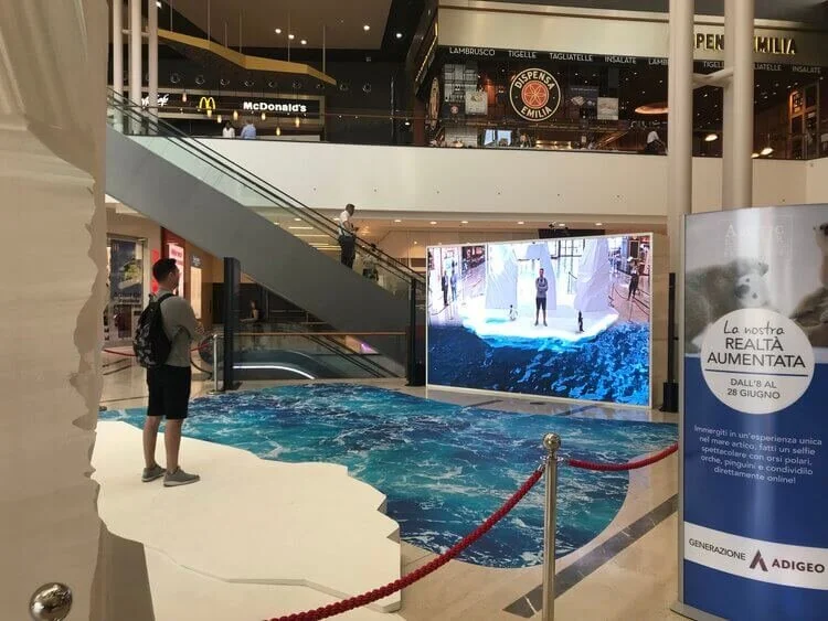 13 Killer Augmented Reality Installations in Shopping Malls Around The