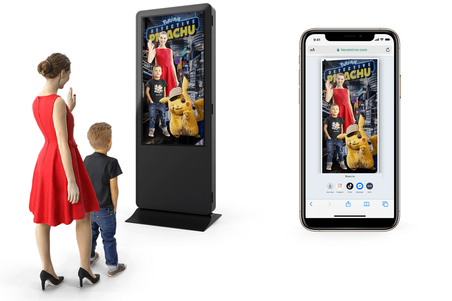 Ar Host - Play Instantly Anywhere HeroMirror: the Original Augmented Reality Photo Booth – INDE