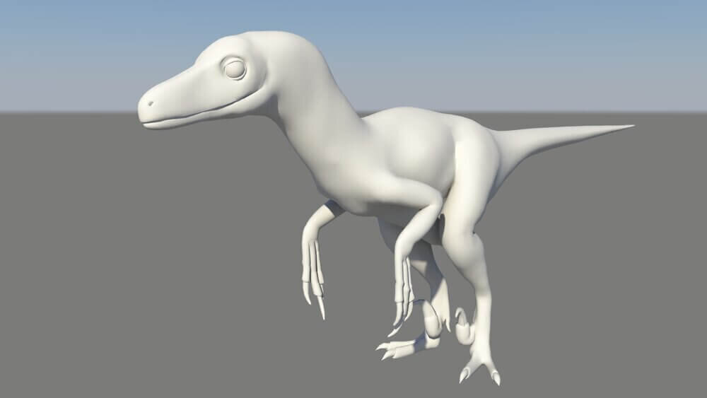 Yutyrannus Dinosaur - 3D Animation