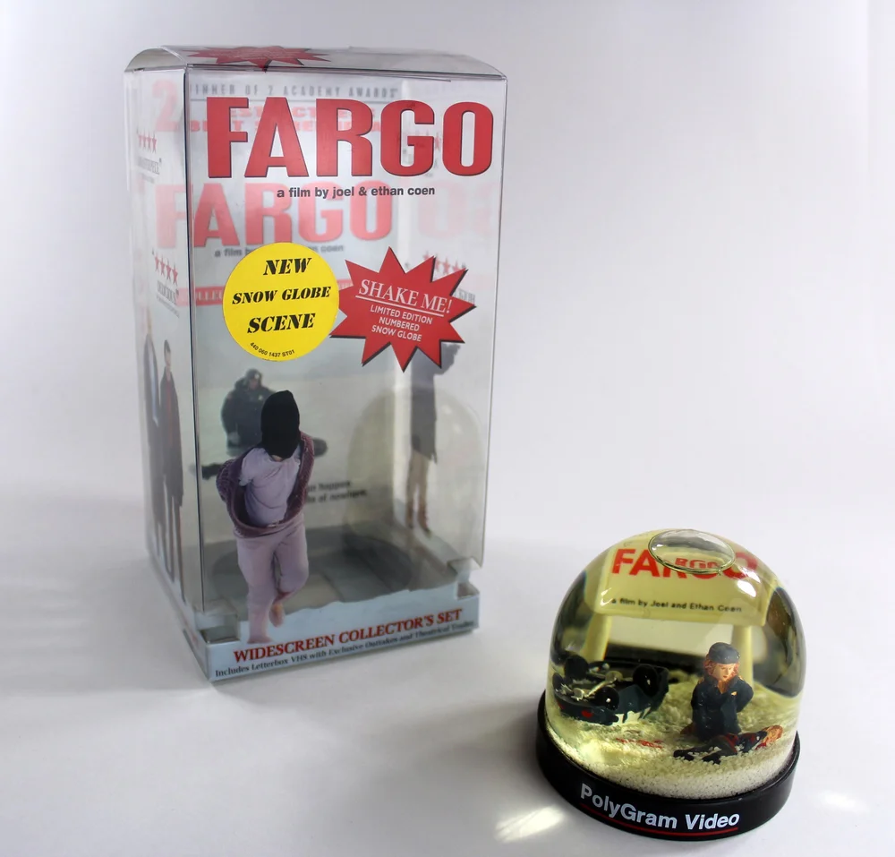 Fargo Collector's Letterbox Edition NUMBERED SNOWGLOBE VHS - 