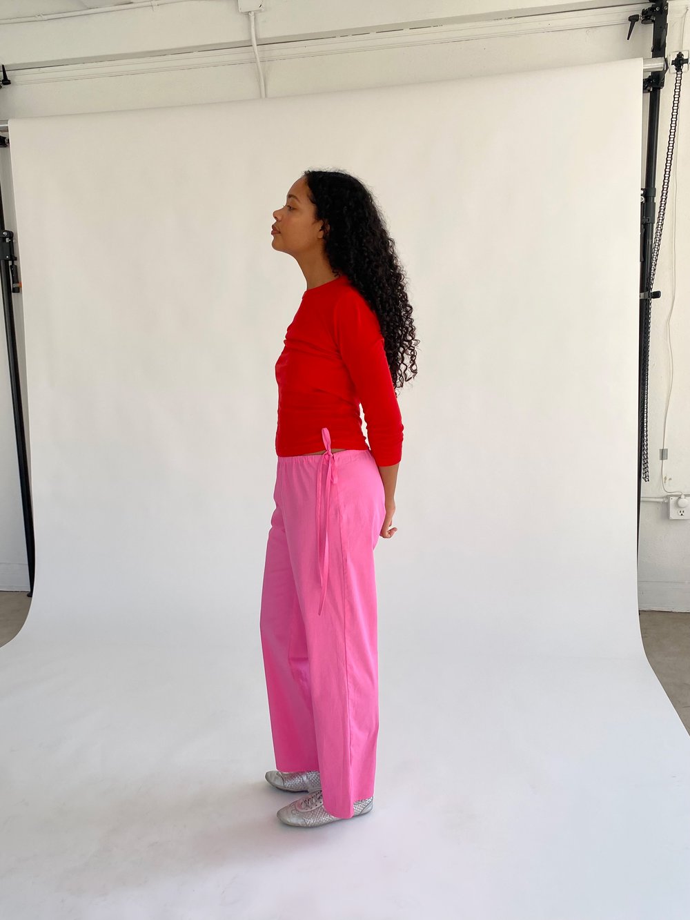 Tie Pants - Pink — Brooke Callahan