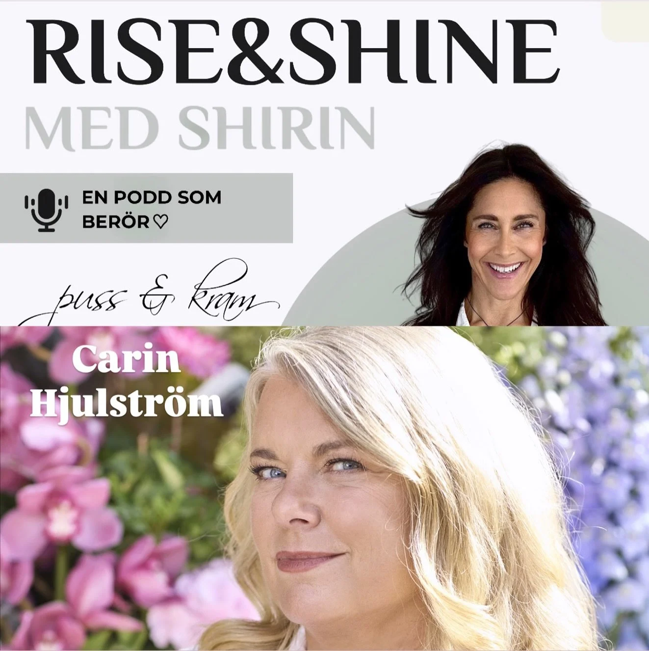 &rdquo;The Queen of Cosy Crime&rdquo; Carin Hjulstr&ouml;m, tv-profil och f&ouml;rfattare. 
G&ouml;r er redo f&ouml;r en timme av storytelling. Carin avsl&ouml;jar bland annat en ny location f&ouml;r sin n&auml;sta bok. Och vi pratar om relationen ti