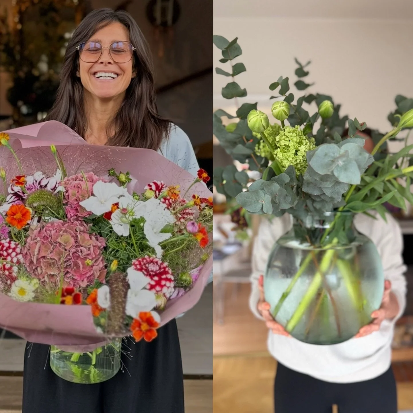 En b&ouml;rjan och ett slut🫶🏻
Den enda buketten vackrare &auml;n den andra.
En p&aring; f&ouml;rsta arbetsdagen och en p&aring; sista.
Carola @giselleandpoppies 
Dina blomsterarrangemang &auml;r n&aring;got ut&ouml;ver det vanliga.

Tack alla p&ari