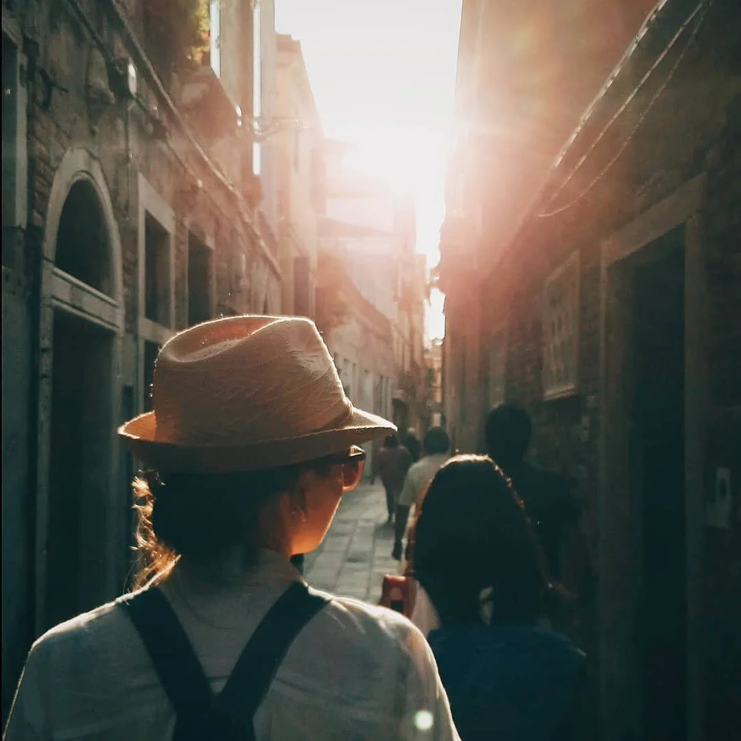 #sunset #venice #venizia #italy #sun #vsco #streetphotography