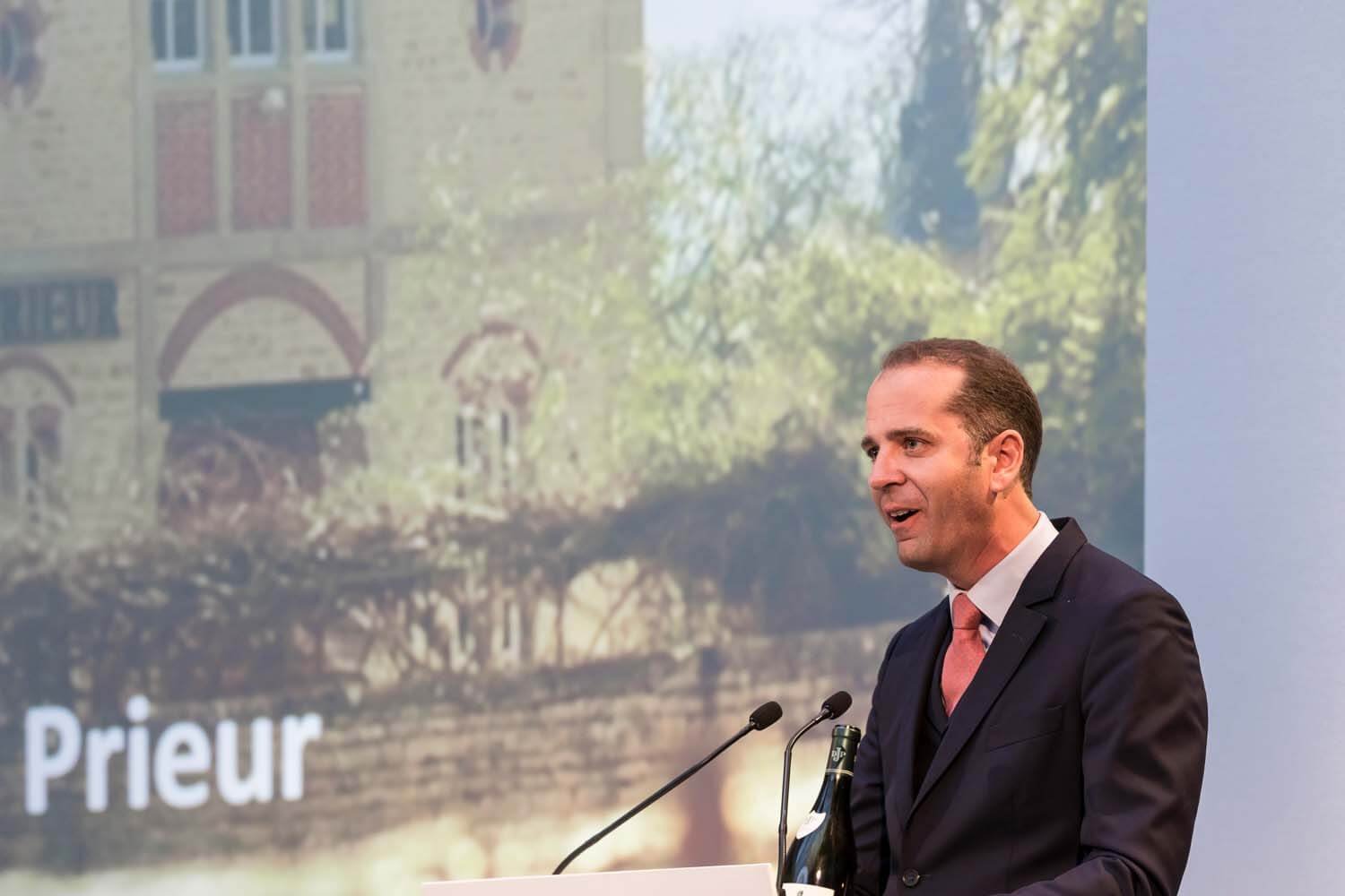 ▴ Edouard Labruyère introduces Montrachet, Domaine Jacques Prieur 2014
