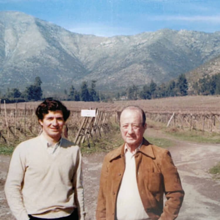 ▴ Eduardo and father, Alfonso Chadwick Errázuriz