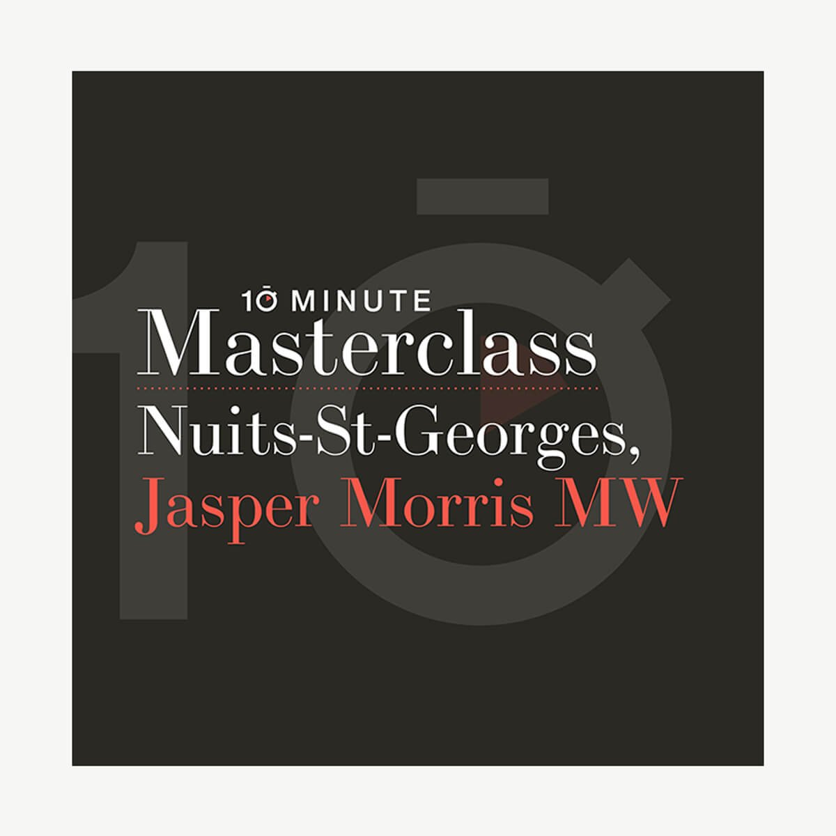 ▻ Nuits-St-Georges with Jasper Morris MW