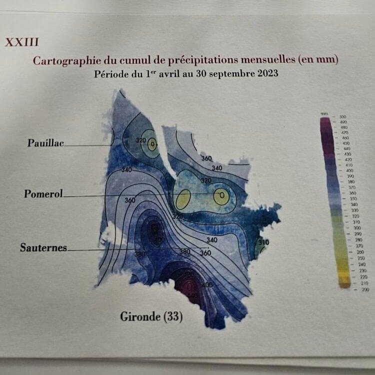 ▴ Ch Lafite rain map