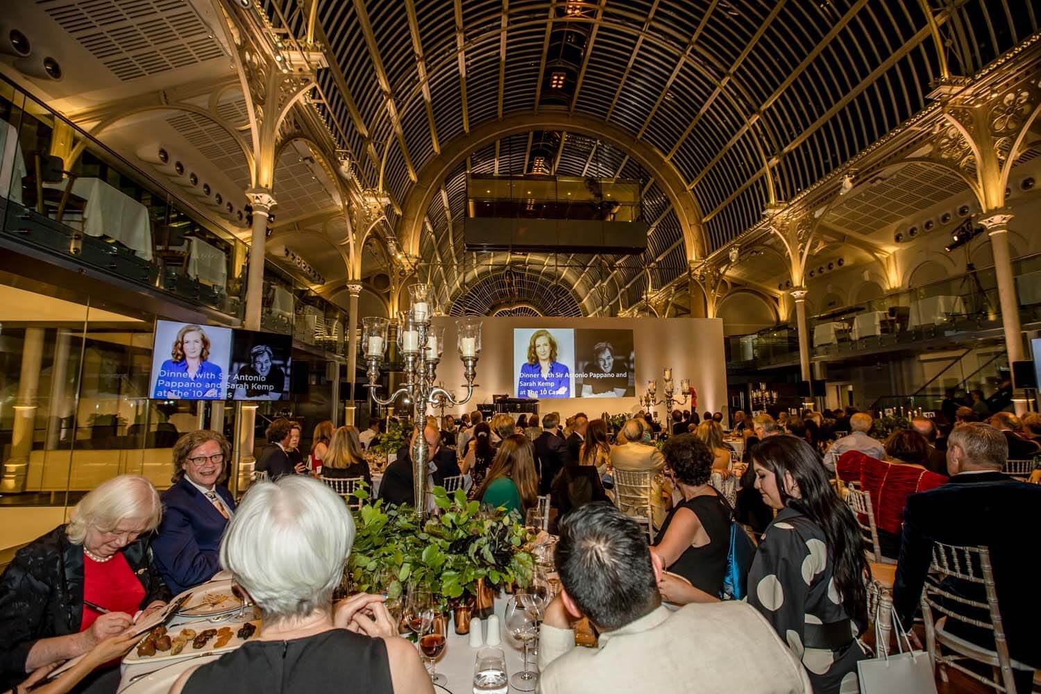 ▴ A glamorous evening at the Royal Opera House