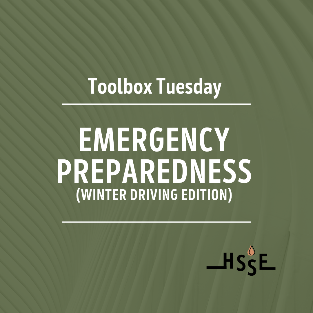 #ToolboxTuesday - Emergency Preparedness (Winter Driving Edition)